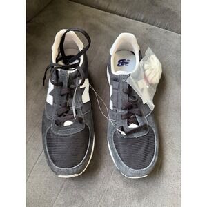 New Balance 220 Mens Sneakers Black White Low Top Retro Running Shoes U220BK 7.5